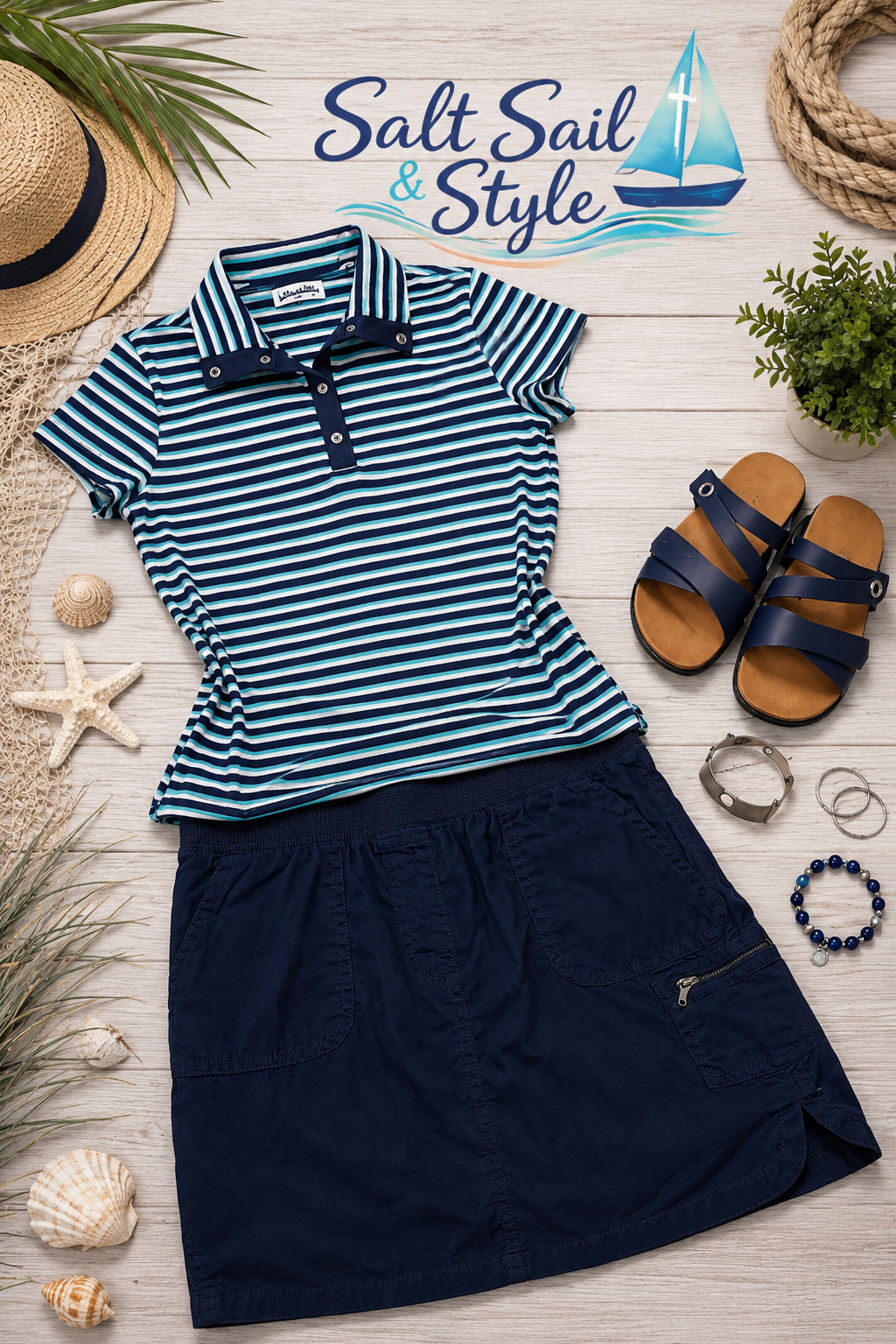 Look 06 — Nautical Stripes