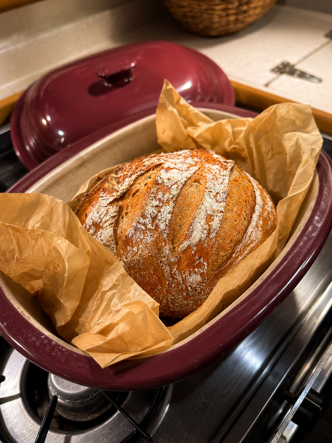 Basic Sourdough bread loaf